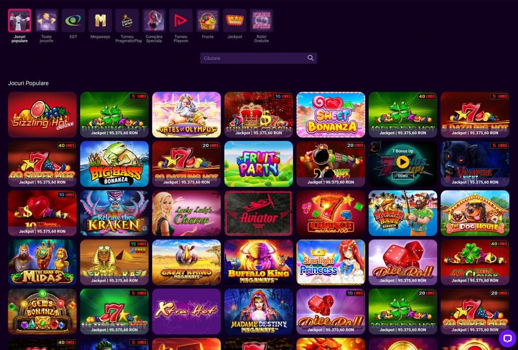 jocuri online, slots, pacanele player casino