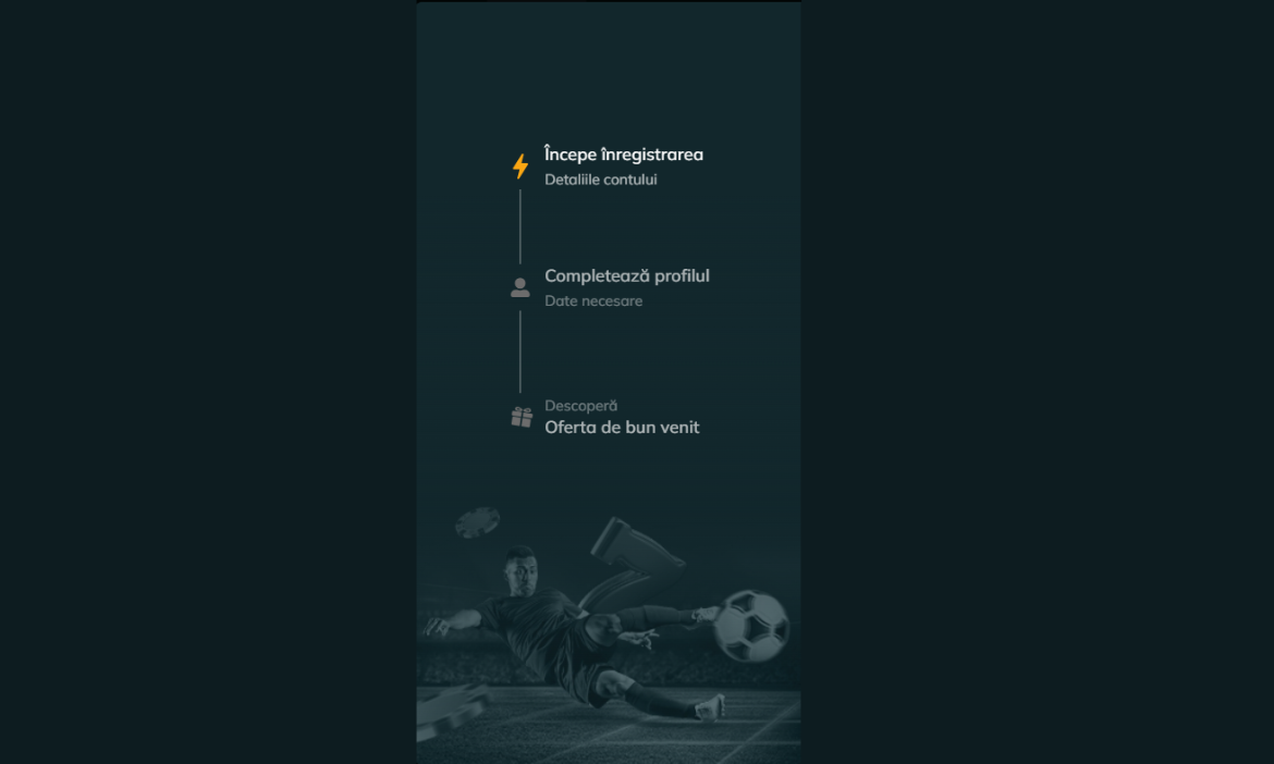 Completarea datelor la cazinoul Excelbet
