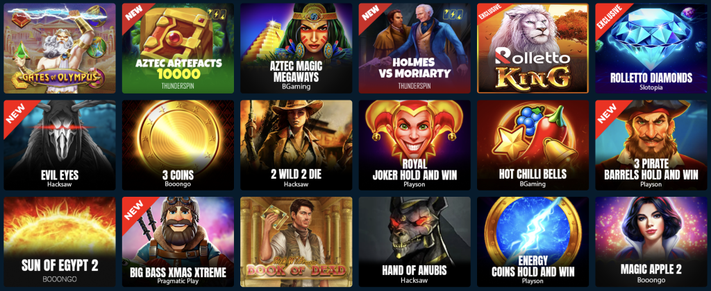 Rolletto Casino automati