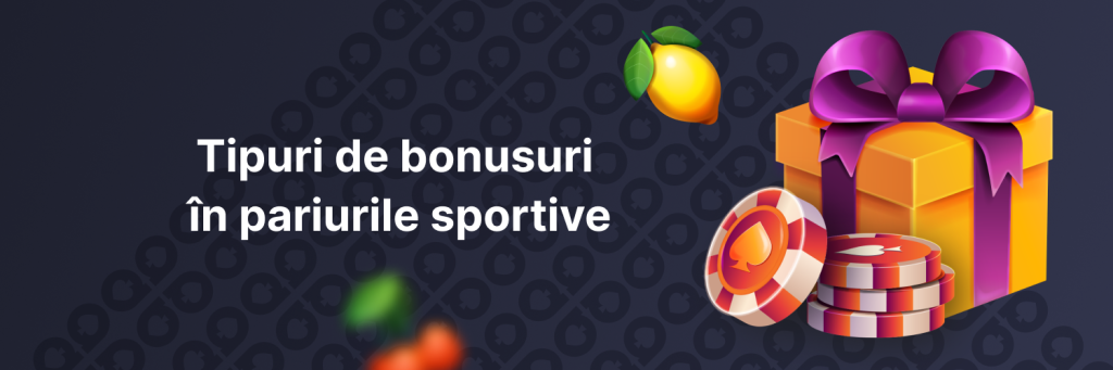 Tipuri de bonusuri în pariurile sportive