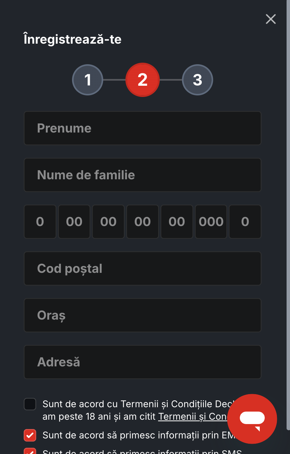 Totalbet casino înregistrarea pasul 3