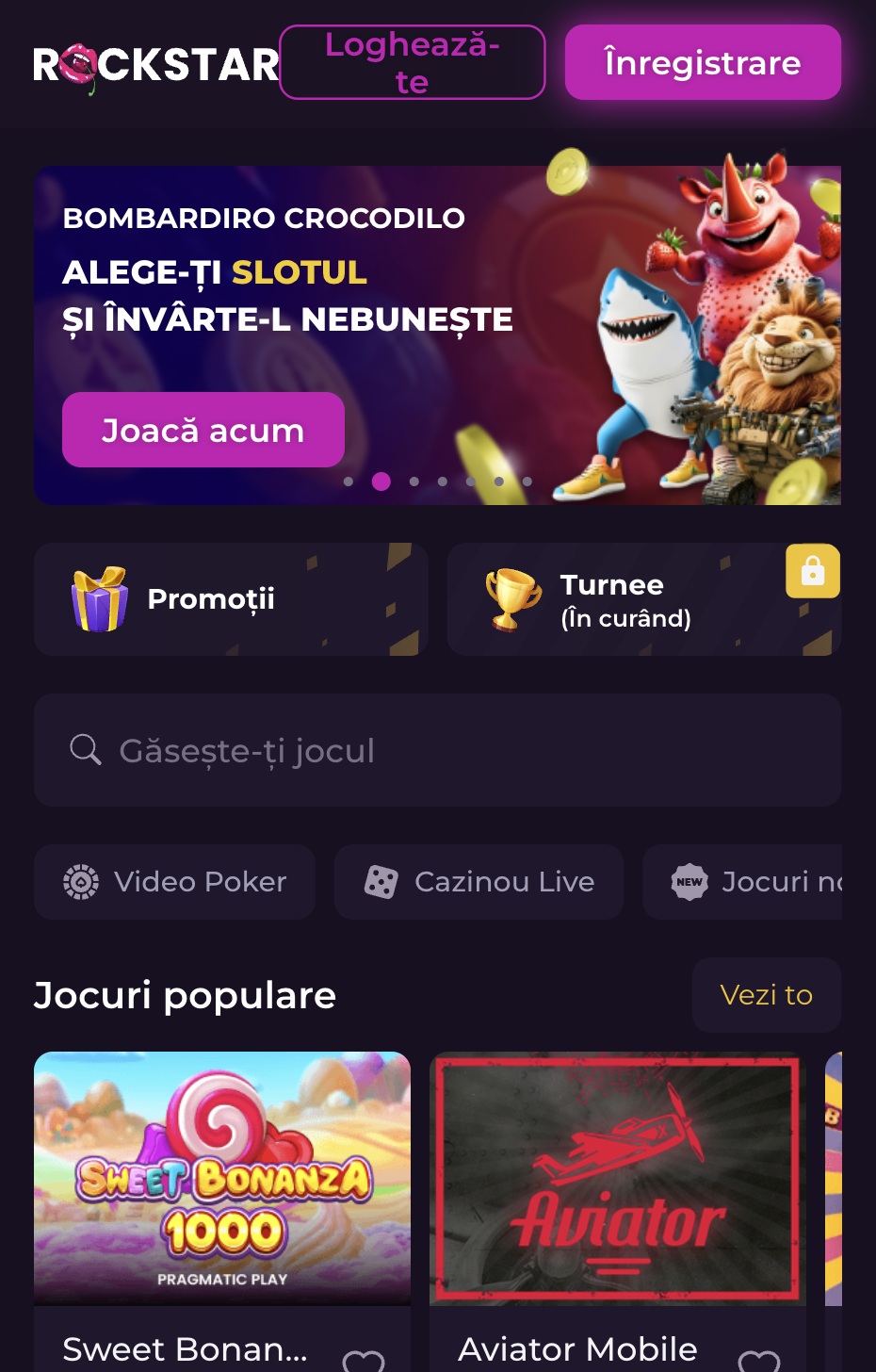 Rockstar casino pasul 1 de înregistrare