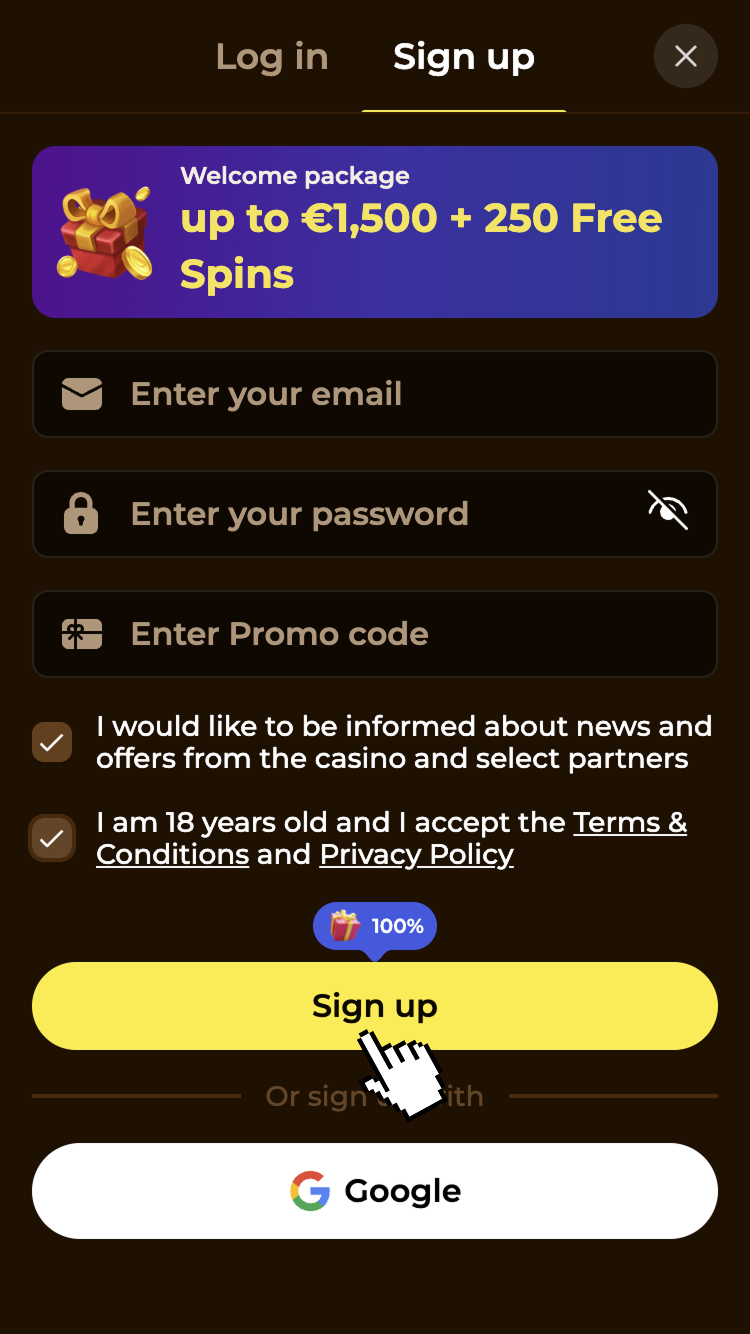 3 - Bifează casetele din formular