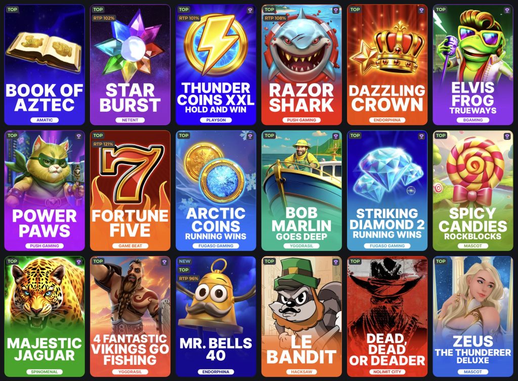 Furnizori populari de jocuri la Cosmicslot casino