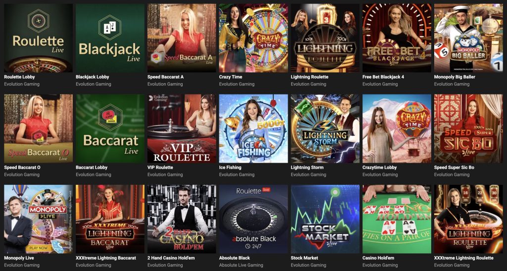 GGBet Casino - Live casino