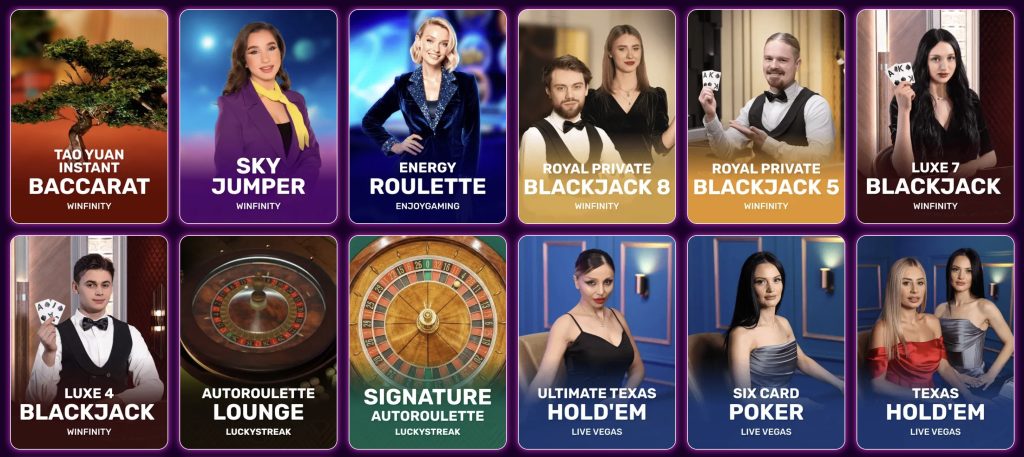 Slotrave Casino - Live Casino