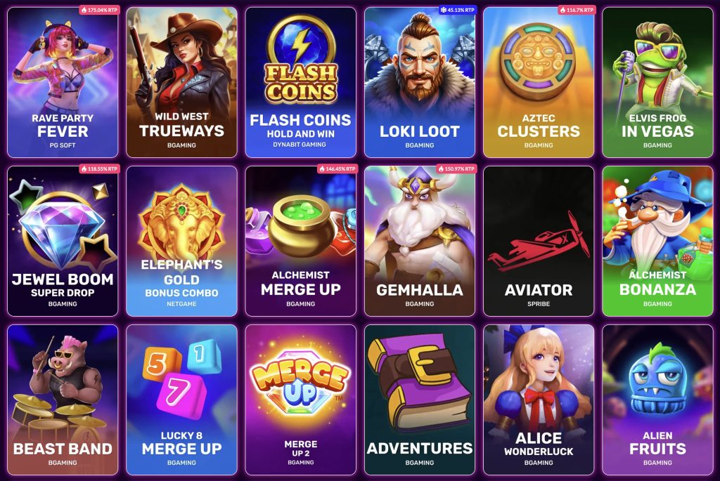 Slotrave Casino - Sloturi