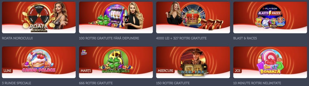 Bonusuri Seven ro Casino