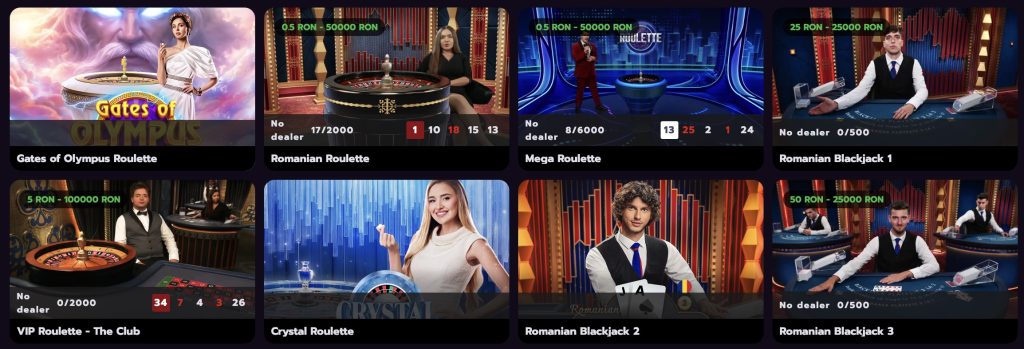 Hotspins Live casino