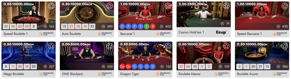 Vivabet Live Casino